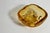Gold Dimpled Amber Murano Glass Bowl by Galliano Ferro, Italy, 1960s For Sale - Image 8 of 11
