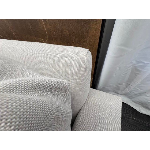 Restoration Hardware Rh Maxwell 8' Classic Sofa — 2-Cushion | Perennials Performance Linen Weave | Dove For Sale - Image 4 of 18