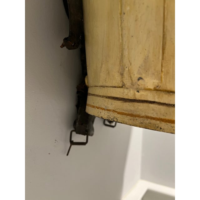 Metal Antique Painted Grape Hod For Sale - Image 7 of 8