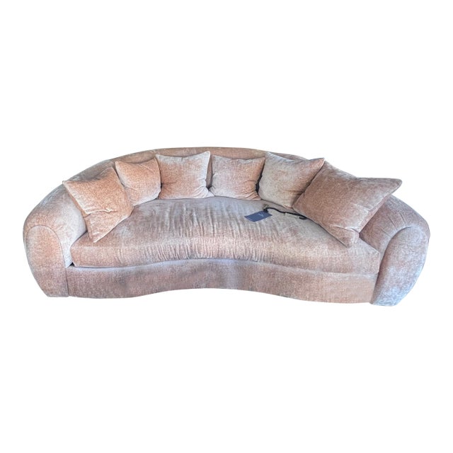 Mid-Century Modern Jean Royère " Ours Polaire" Inspired Sofa For Sale