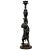 Metal 1860s Victorian Casted Iron Candle Stick With Bears For Sale - Image 7 of 7