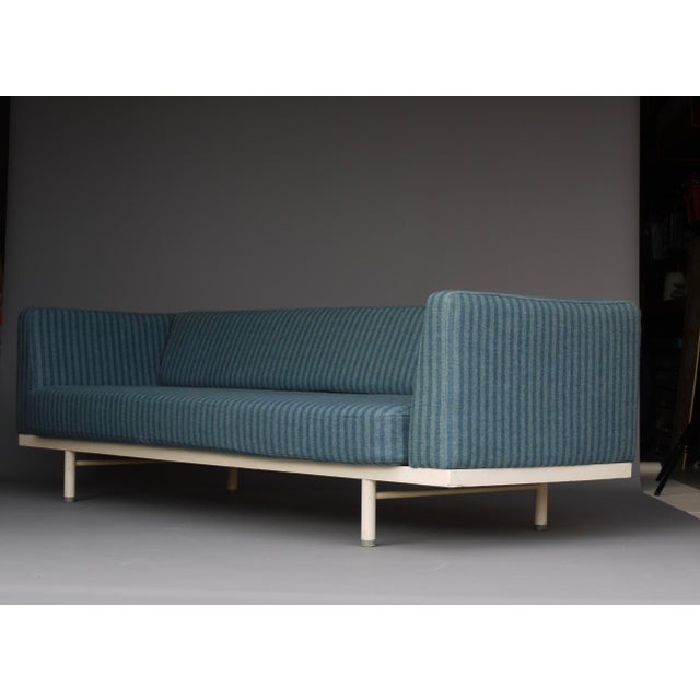 Mid-Century Dutch Steel and Wool Sofa Bed, 1960s For Sale - Image 13 of 18