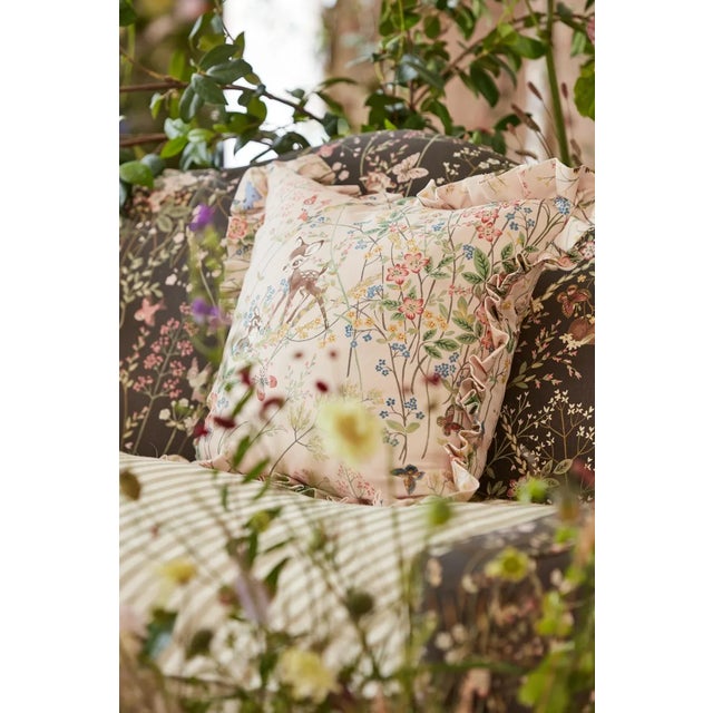 A host of woodland friends join Disney`s Bambi in this charming springtime scene of archival Sanderson florals. Created...