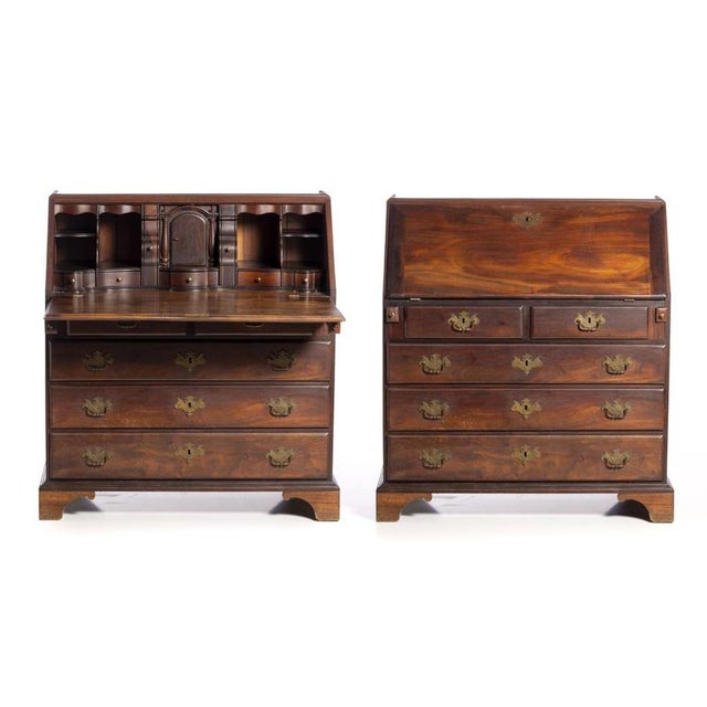 Queen Mary Writing Desk in Mahogany, 19th Century For Sale - Image 6 of 6