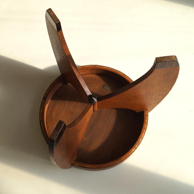 Amsterdam School Accent Table by L. J. Verweij for Intima Amsterdam, 1920s For Sale - Image 18 of 18