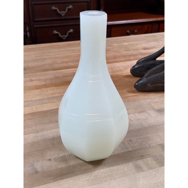 Glass Baker Furniture Baljade Beveled Vase For Sale - Image 7 of 12