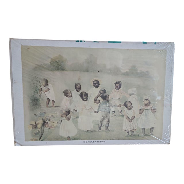 1930s Edmund Marion Ashe Original Print "Ring Around the Roses" For Sale