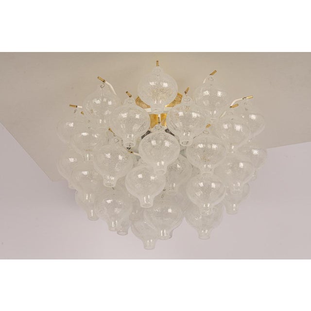 Large Glass Flush Mount by Kalmar, Austria, 1960s For Sale - Image 3 of 15