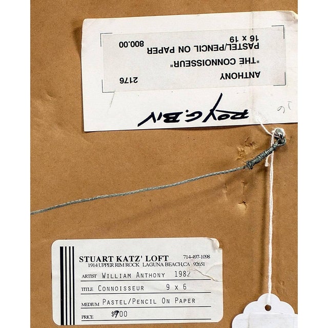 Contemporary William Anthony, The Connoisseur, 1983 For Sale - Image 3 of 5