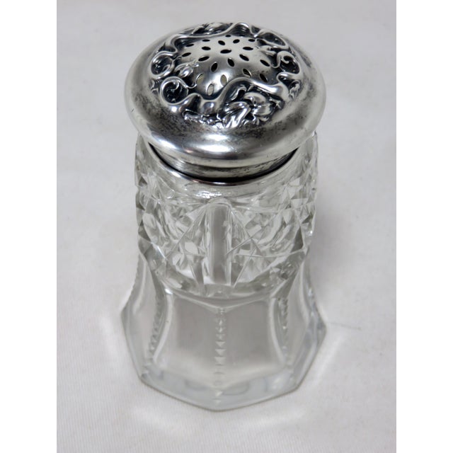 Early 20th Century Antique Wallace Silversmiths Crystal & Sterling