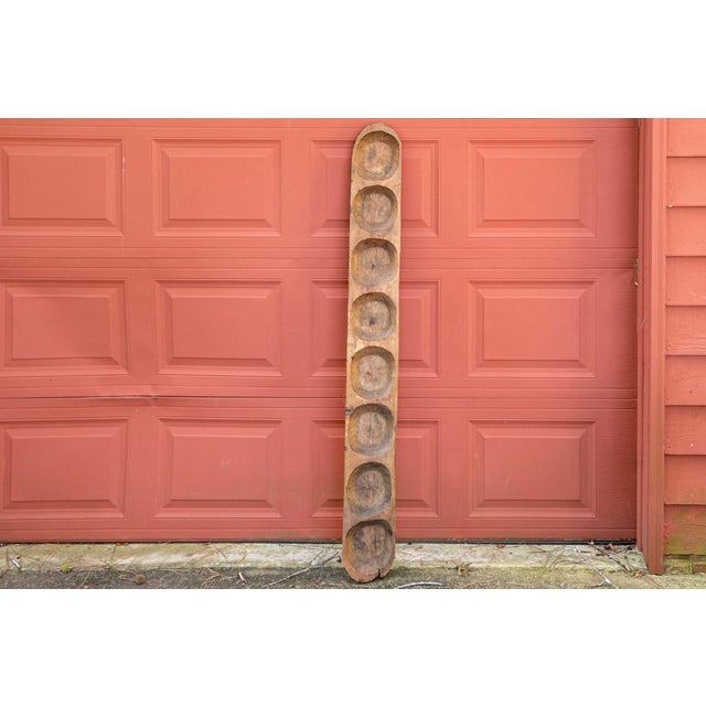 19th Century Oblong Primitive Dough Bowl For Sale - Image 10 of 10