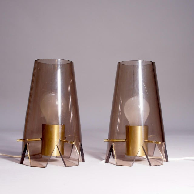 1960s Table Lamp in Acrylic by Hans Bergström for Ateljé Lyktan, 1960s For Sale - Image 5 of 6