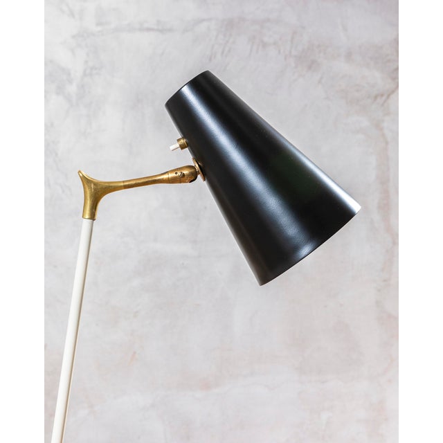 1960s Vintage Metal Floor Lamp from Stilnovo, 1960s For Sale - Image 5 of 7