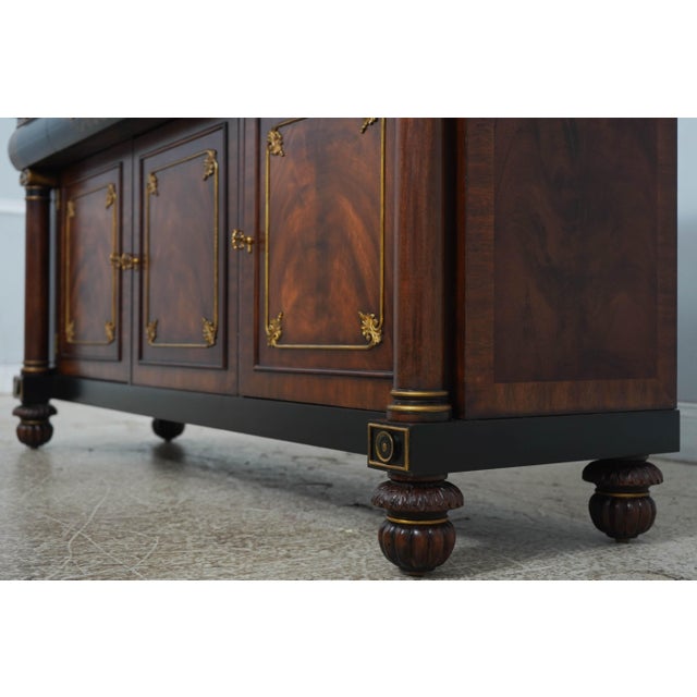 Maitland Smith Mahogany Empire Style Sideboard For Sale - Image 11 of 18
