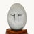 Head in Composite Materials on Double Oak Wood Base, France, 1960s For Sale - Image 3 of 4