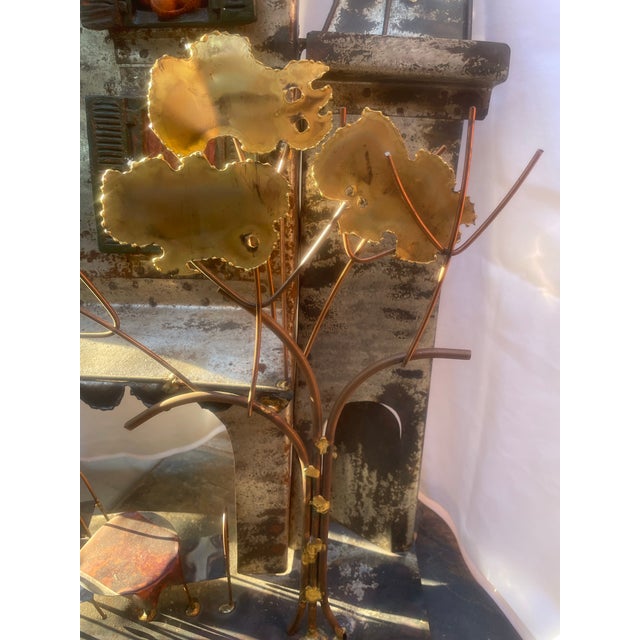 Style Brothel Style Metal Sculpture, unsigned. Depicting 3 woman looking from windows. Dimensions 33inX 22inX 6in.