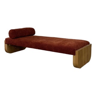 La Luna Daybed in White Oak For Sale