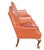 1980s Commanding Presence & Timeless Artistry: A Pair of Charles Stewart Company Shield-Back Leather Armchairs. For Sale - Image 4 of 12