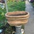 Camel Vintage Large Rustic Wide -Ribbed Oval Terracotta Planter For Sale - Image 8 of 12