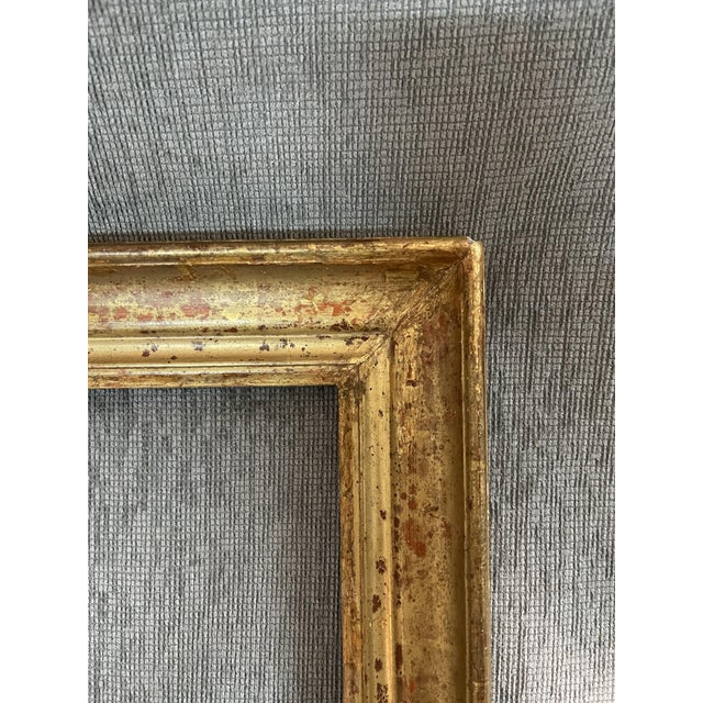 19th Century Golden Wooden Frame For Sale - Image 5 of 8