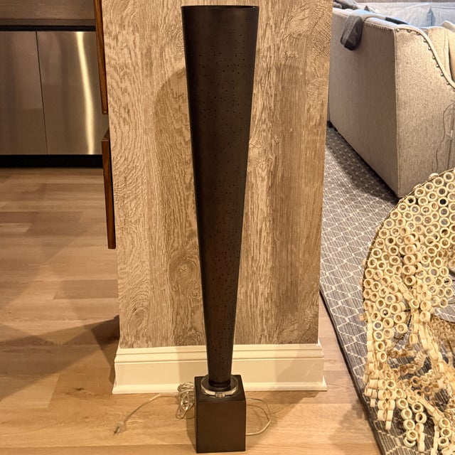 Metal Uttermost Celeste Torchiere For Sale - Image 7 of 9