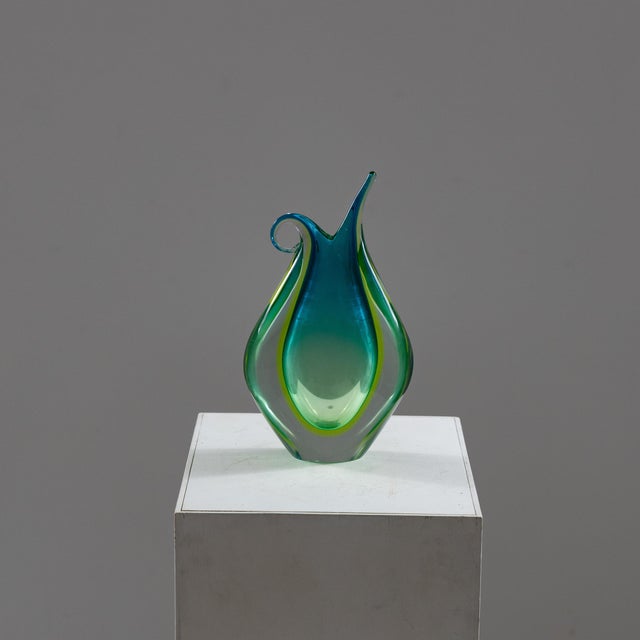1960s Large Submerged Glass Vase, 1960s For Sale - Image 5 of 9