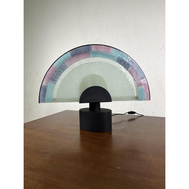 Murano Glass Table Lamp, 1980s For Sale - Image 4 of 9