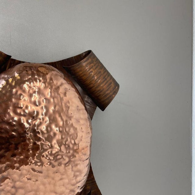 Gio Ponti Copper Theatre Wall Light in the style of Stilnovo, Italy, 1950s For Sale - Image 4 of 18