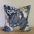 2020s Thibaut Honshu Blue Pillow - Single For Sale - Image 5 of 6