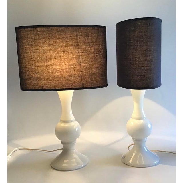 Luxus Glass Table Lamps from Luxus, 1960s, Set of 2 For Sale - Image 4 of 11