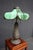 Bronze & Slag Glass Table Lamp For Sale - Image 4 of 12