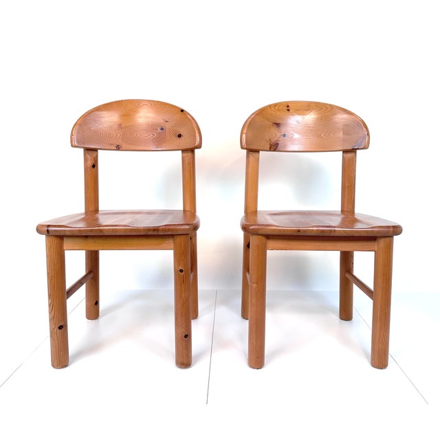 This pair of brutalist design armchairs was designed by Rainer Daumiller for Hirtshals Savvaerk in denmark during the...