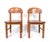 This pair of brutalist design armchairs was designed by Rainer Daumiller for Hirtshals Savvaerk in denmark during the...