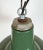 Metal Industrial Green Enamel Factory Pendant Lamp, 1960s For Sale - Image 7 of 16