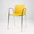 Mid-Century Yellow Chair with Metal Frame and Plastic Seat, Belgium For Sale - Image 12 of 12