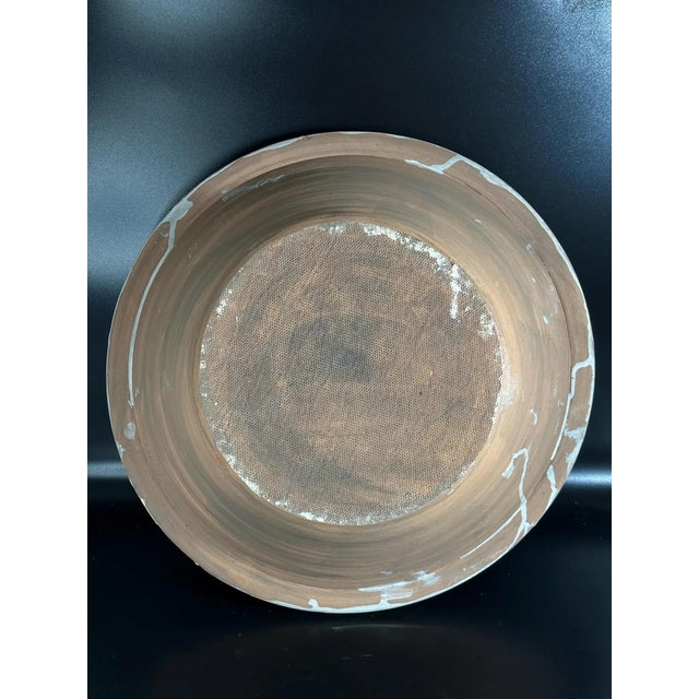 Green Large Spanish Fajalauza Ceramic Bowl from Lebrillo For Sale - Image 8 of 9