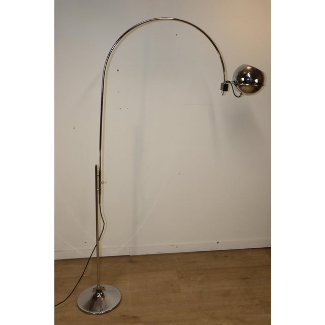 Vintage Space Age Arc Floor Lamp from Gepo, 1970s For Sale - Image 14 of 18
