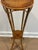 Mid 20th Century Vintage Palm Beach Style Rattan & Bamboo Two-Tiered Plant Stand For Sale - Image 5 of 9