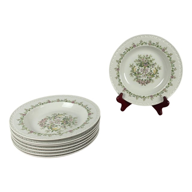Deep Plates Model Trianon from Villeroy Et Boch, Set of 8 For Sale