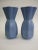 Modern Periwinkle Blue Vases, a Pair For Sale - Image 10 of 12