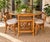 Boho Chic Vintage Rattan Honeymoon Table & 2 Chairs – Nesting Bistro Set W/ Glass Top For Sale - Image 3 of 8