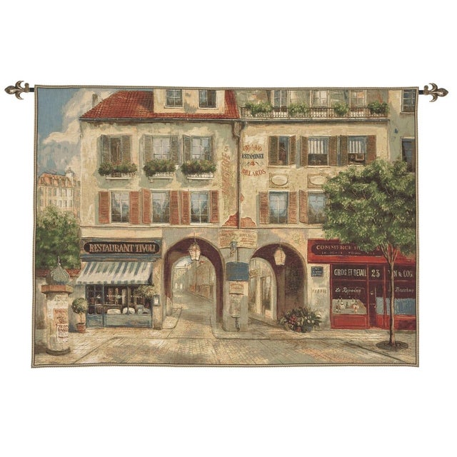 This beautiful tapestry is woven on a jacquard loom by skilled weavers, keeping alive the centuries old tradition of...