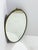 Oval Brass Wall Mirror, Italy, 1950s For Sale - Image 10 of 16