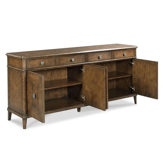 Transitional Amarosa Sideboard in Brown For Sale - Image 3 of 4