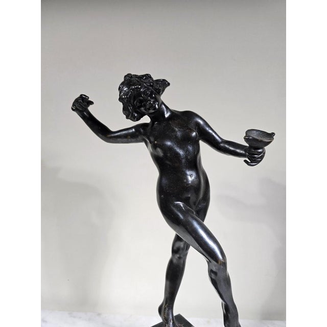 Classic Bronze Sculpture Maiden of Ancient Greece by Luigi De Luca, 1880s For Sale - Image 4 of 16