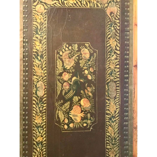 Animal Skin Red Painted Leather Camphor Wood Trunk, Chinese Export, 19th Century For Sale - Image 7 of 8