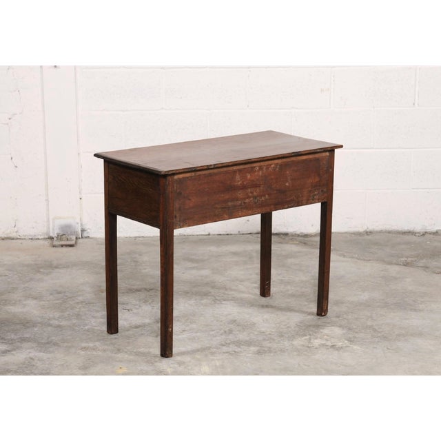 Brown 18th Century English Oak Lowboy For Sale - Image 8 of 12