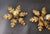 Hollywood Regency Florentine Flower-Shaped Gilt Flush Mount with Hand-Forged, Floral, Gilded with Gold Leaf in the style of Hans Kögl, Italy, 1960s For Sale - Image 10 of 18