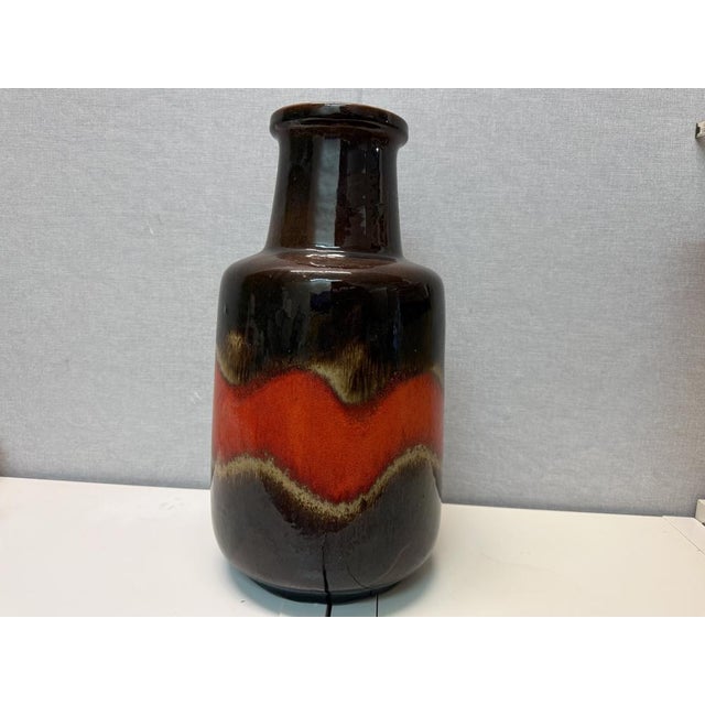 Vintage Fat Lava Model 408-40 Floor Vase from Scheurich, 1970s For Sale - Image 11 of 18