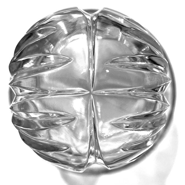 Glass Antique Georgian Style Cut Lead Crystal Decanter For Sale - Image 7 of 9